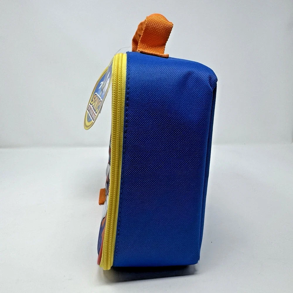 NWT Sonic The Hedgehog Rectangle Lunch Bag 9.5x8x3